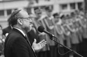 W uroczystości odsłonięcia udział wziął rabin M. Schudrich